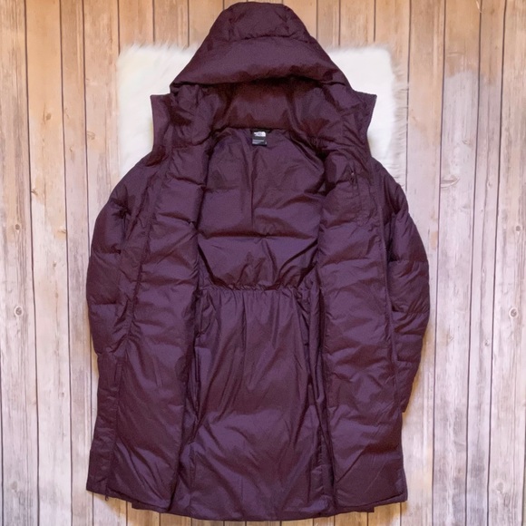The North Face Women’s Metropolis Parka Coat In Blackberry Wine - Picture 5 of 10